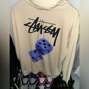 STUSSY PURPLE DICE HOODIE